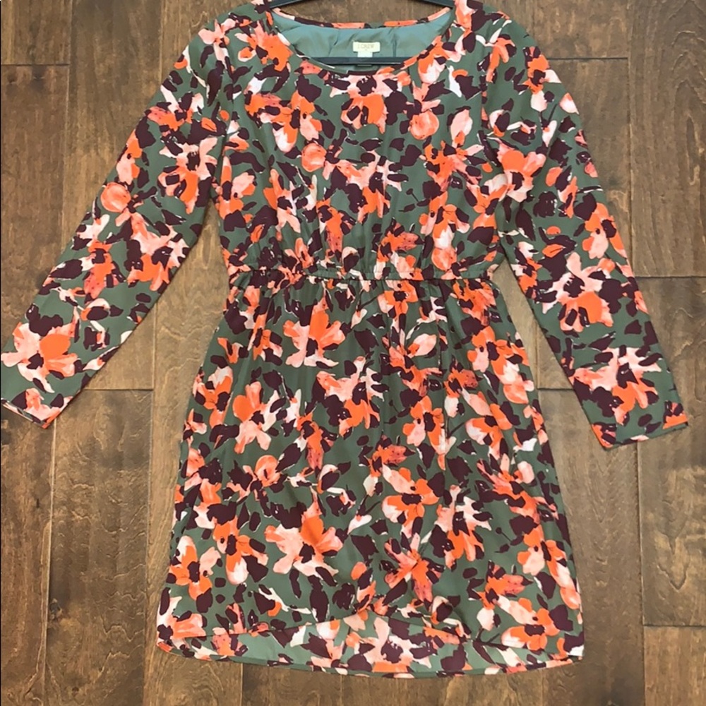 J. Crew tulip-hem dress / 8 / PEACHY FATIGUE